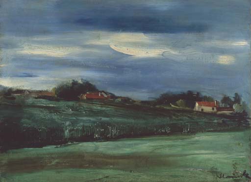 Maurice Utrillo、LANNOIS(SEINE ET OISE) Maurice Utrillo (1883-1955) , Sannois (Seine-et-Oise) | Christie's