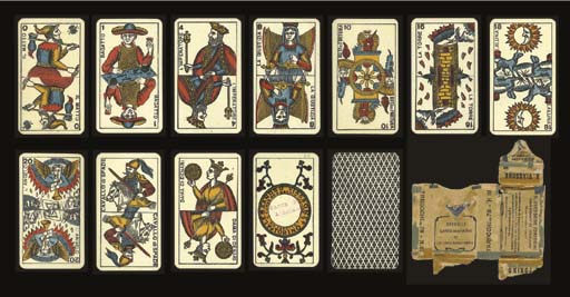 Piedmont Tarot Circa 1926 Torino Alessandro Viassone 78 Of 78 Cards Letter Press And Stencil Colored