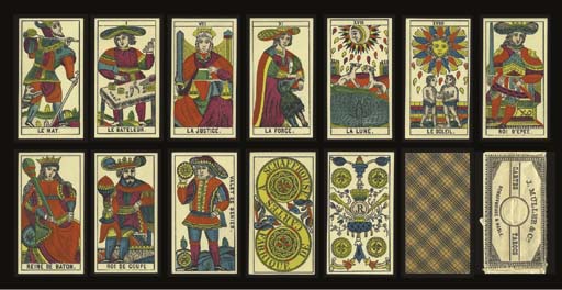 Marseilles Tarot, circa 1905, Schaffhausen & Hasle, J. Muller & Cie, 78
