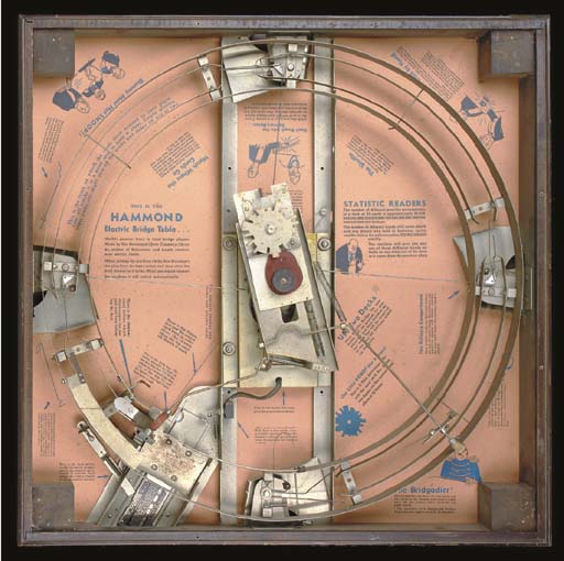 [CARD TABLE.] HAMMOND, LAURENS (18951973), INVENTOR. "HAMMOND