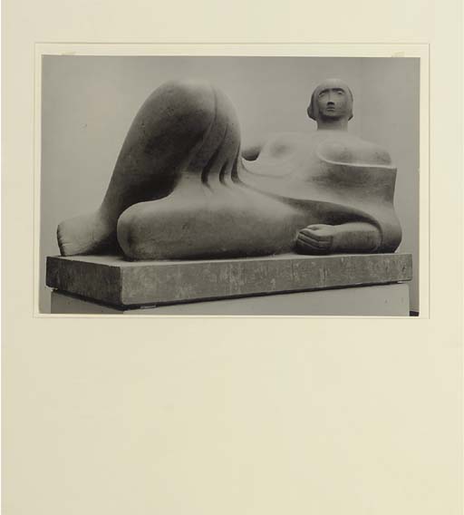 Reclining Figure, Hornton Stone, 1945-46 
