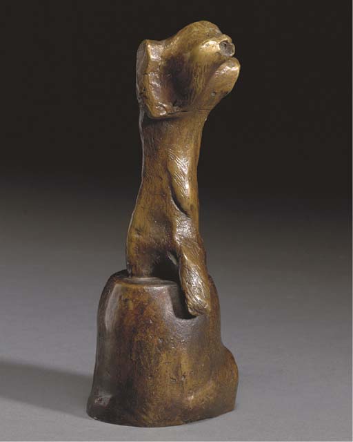Seated Figure on Log 
