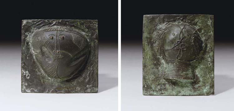 Two sculptures: Relief No. 1 and Relief No. 2 
