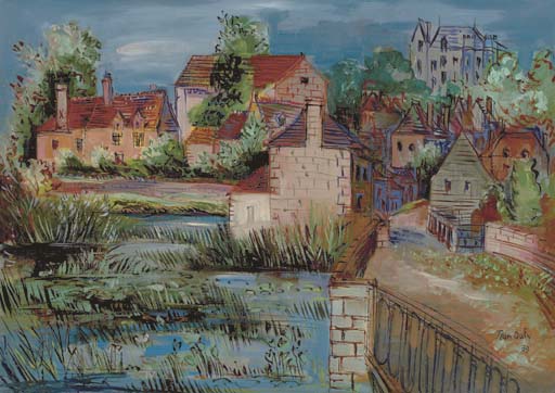 Jean Dufy (1888-1964) , Paysage, Preuilly-sur-Claise | Christie's