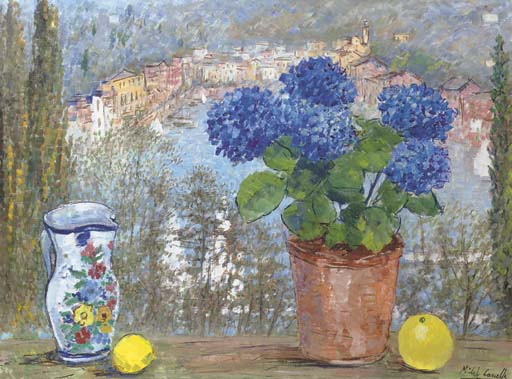 Jean Dufy、Paysage a Preuilly sur Claisse Jean Dufy | Paysage, Preuilly-sur-Claise (1939) | MutualArt
