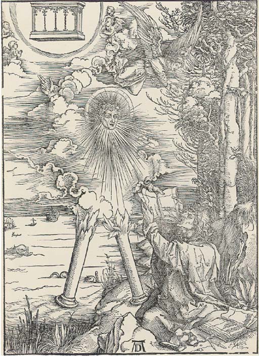 St. John Devouring the Book, from Apocalypse (Bartsch 70; Meder, Hollstein 172)
