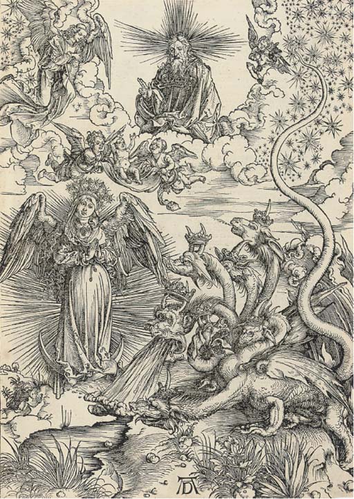 The Apocalyptic Woman, from Apocalypse (B. 71; M., Holl. 173) 
