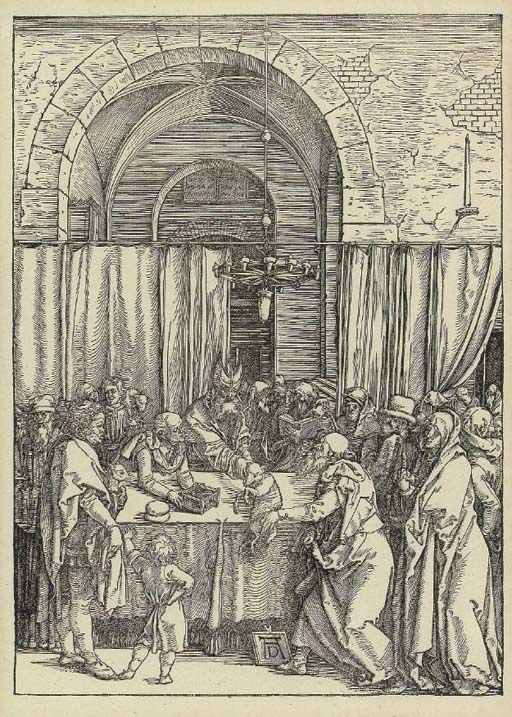 Joachim's Offering Rejected, from Life of the Virgin (B. 77; M. Holl. 189)
