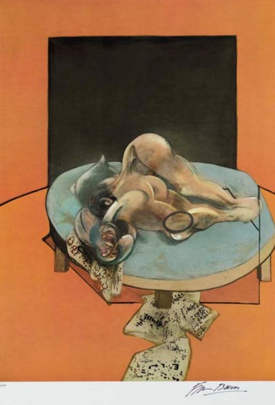 francis bacon lying figure