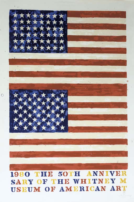 Two Flags (Whitney Anniversary) (ULAE 207) 
