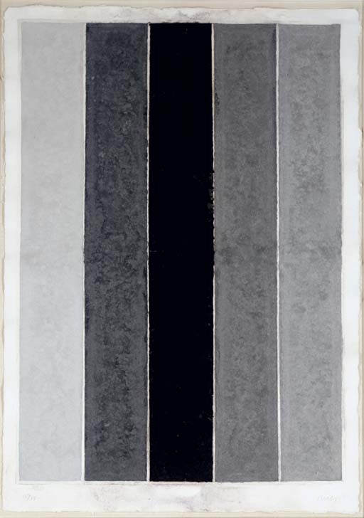 Colored Paper Image IX (Four Grays with Black I) (A. 149) 
