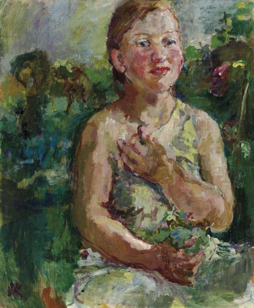 Marie Laurencin (1883-1956) , Jeune fille à la mandoline | Christie's