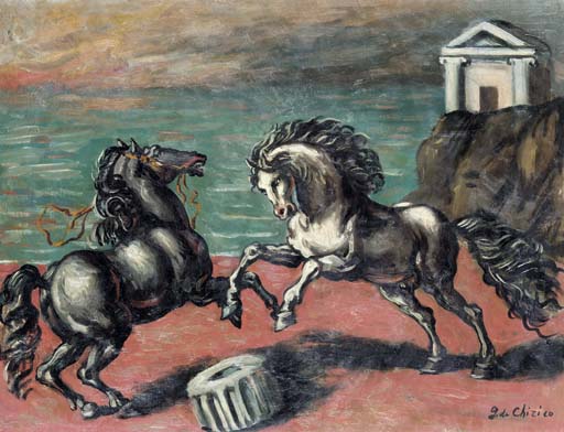 Cavalli nel paesaggio 

