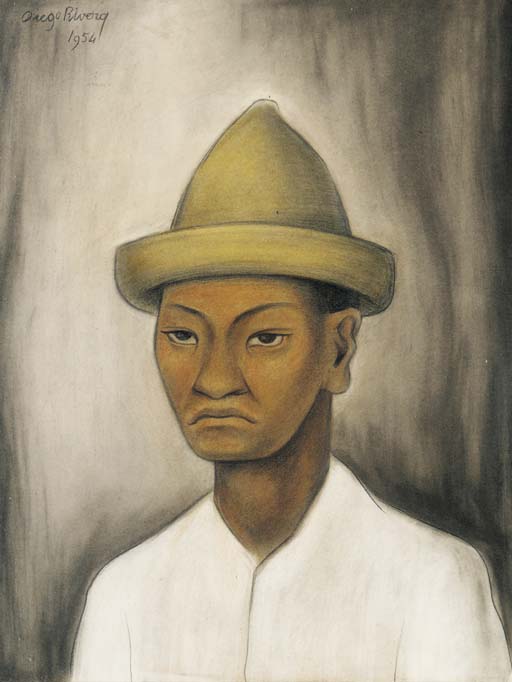 Retrato de Campesino con Sombrero Puntiagudo 

