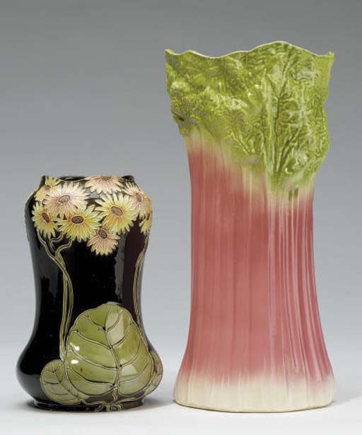 An Austrian Art Nouveau Glazed Pottery Vase Circa 1900