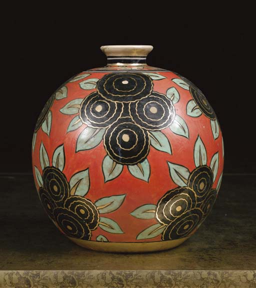 ALFRED RENOLEAU , VASE BOULE, VERS 1925 | Christie's