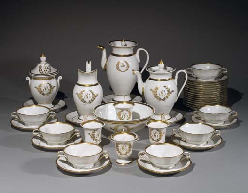 Sucrier Ancien En Porcelaine De Sèvres - Style Médaillons - Bon état
