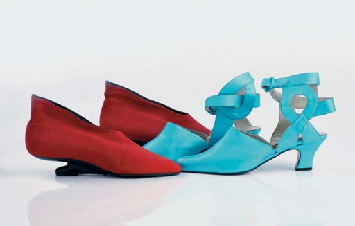 turquoise mid heel shoes