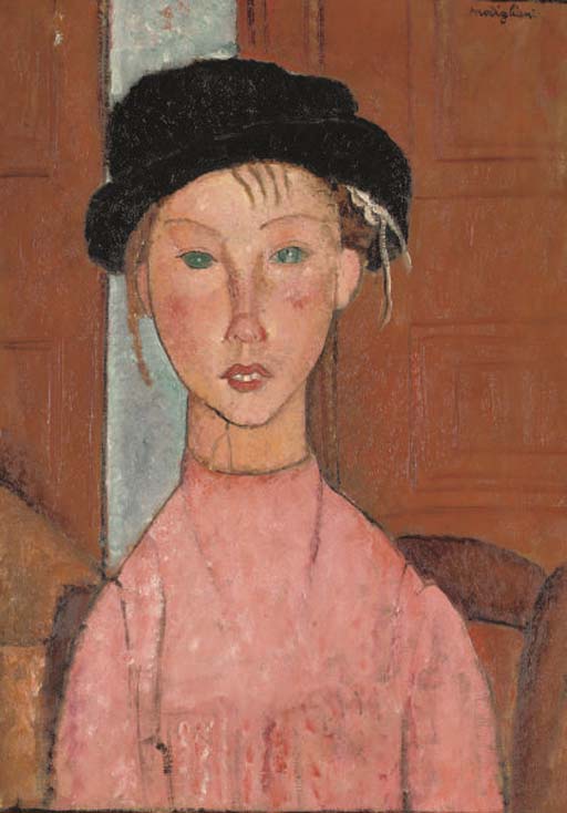 Jeune fille au béret 

