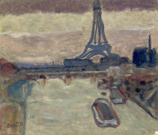 Pierre Bonnard (1867-1947) , La Tour Eiffel et la Seine