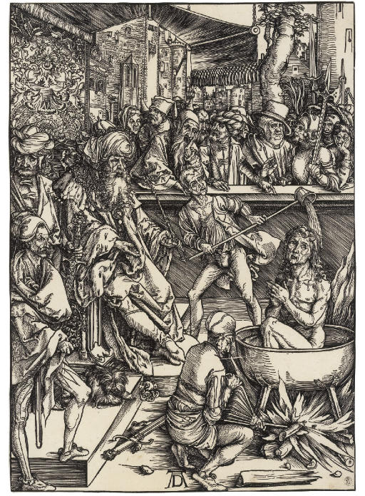 The Martyrdom of Saint John, from The Apocalypse (B. 61; M., Holl. 164; S.M.S. 112)
