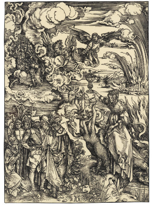 The Babylonian Whore, from The Apocalypse (B. 73; M., Holl. 177; S.M.S. 125)
