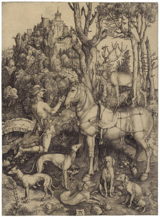 Saint Eustace (B. 57; M., Holl. 60; S.M.S. 32) 
