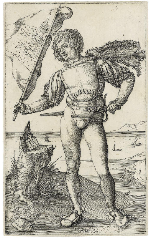The Standard-Bearer (B. 87; M., Holl. 92; S.M.S. 31) 
