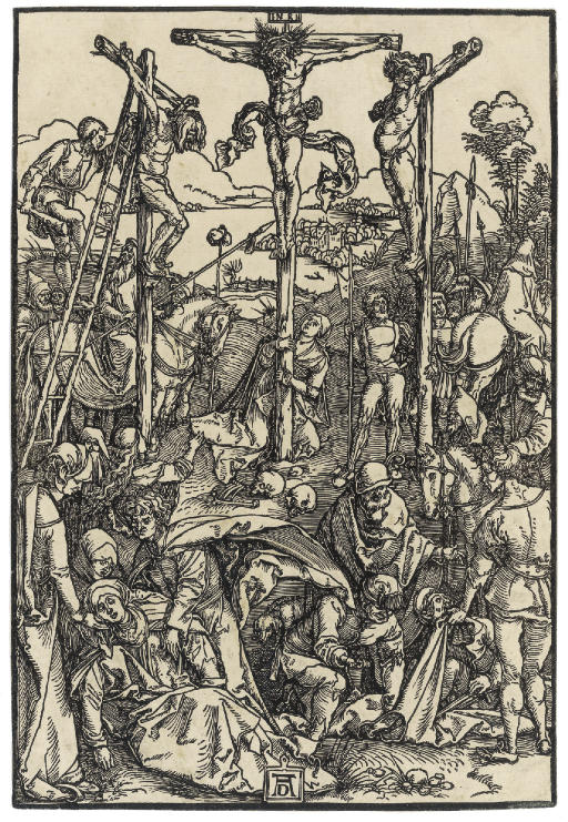 Calvary with the three Crosses (B. 59; M., Holl. 180; S.M.S. 131)
