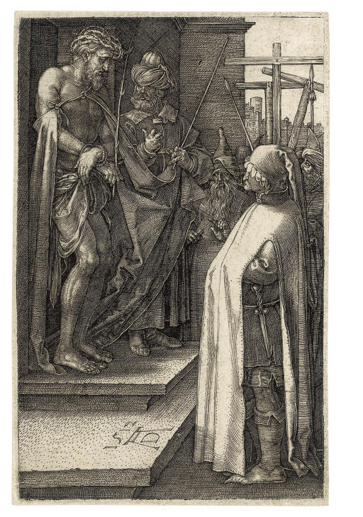 Ecce Homo, from The Engraved Passion (B., M., Holl. 10; S.M.S. 52) 
