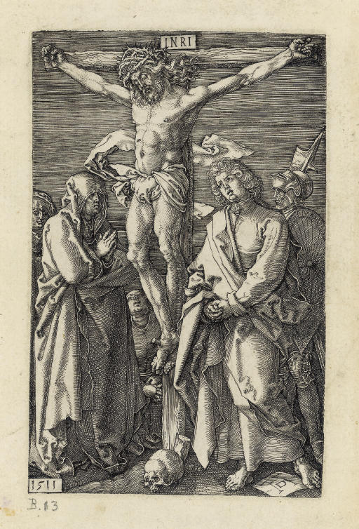 Christ on the Cross, from The Engraved Passion (B., M., Holl. 13; S.M.S. 55)
