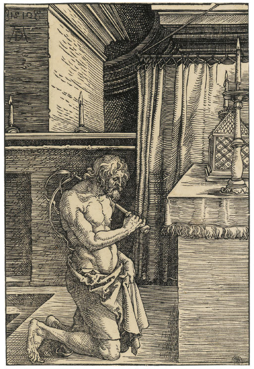 King David doing Penance (B. 119; M., Holl. 108; S.M.S. 151) 
