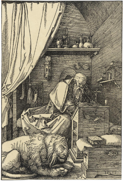 Saint Jerome in his Cell (B. 114; M., Holl. 228; S.M.S. 229) 
