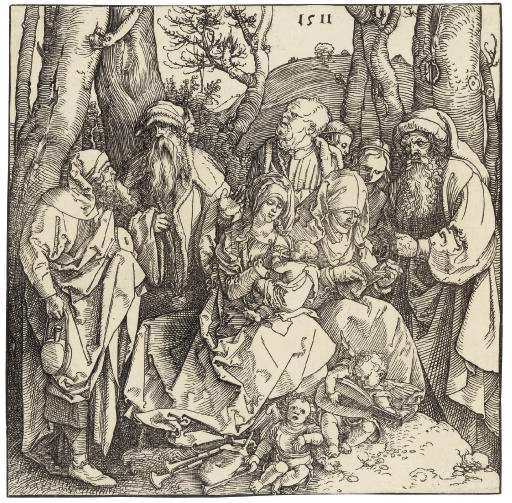 The Holy Kinship with Angels (B. 97; M., Holl. 216; S.M.S. 227) 
