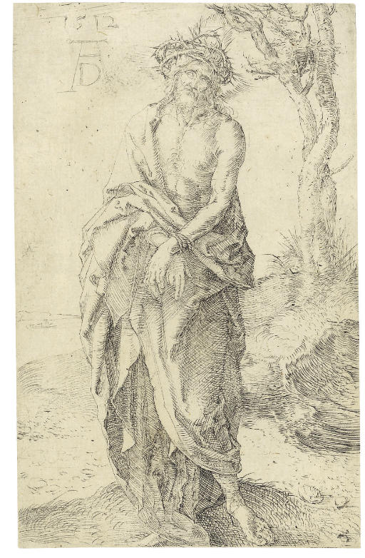 The Man of Sorrows with Hands bound (B., M., Holl. 21; S.M.S. 64) 
