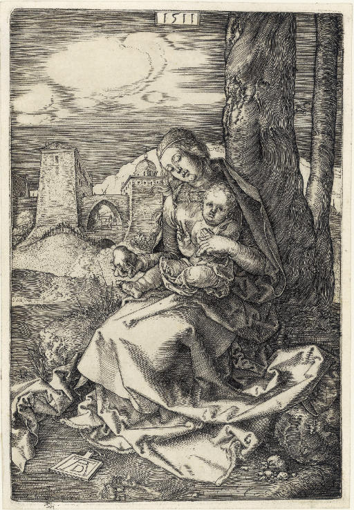 The Virgin and Child with a Pear (B. 41; M., Holl. 33; S.M.S. 63) 
