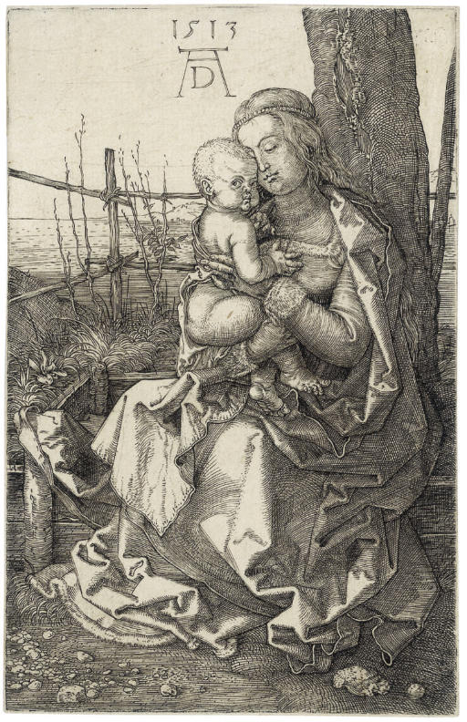 The Virgin and Child seated by a Tree (B. 35; M., Holl. 34; S.M.S. 67) 
