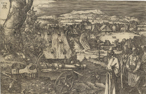A Landscape with a Cannon (B. 99; M., Holl. 96; S.M.S. 85) 
