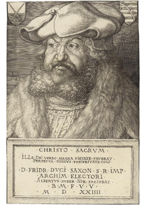 Frederick the Wise, Elector of Saxony (B. 104; M., Holl. 102; S.M.S. 98)
