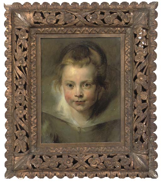 Portrait of Clara Serena Rubens (1611-1623), head and shoulders 
