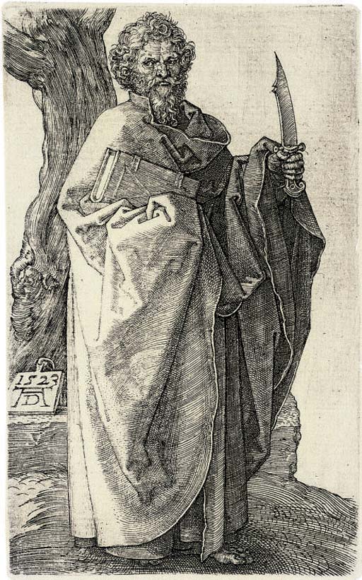 Saint Bartholomew (B. 47; M., Holl. 45; S.M.S. 96) 

