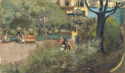 Edouard Vuillard (1868-1940) , Square Berlioz (La Place Vintimille 