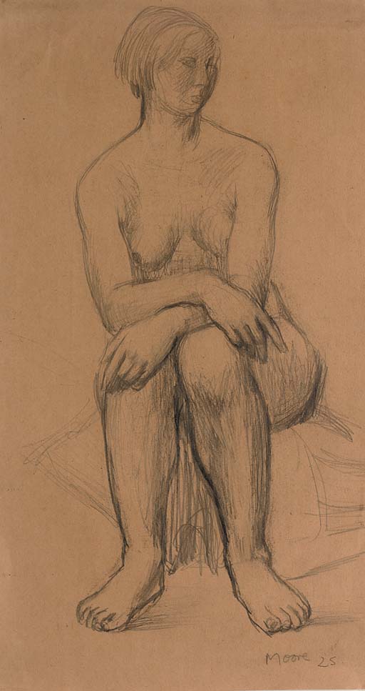 Seated girl 
