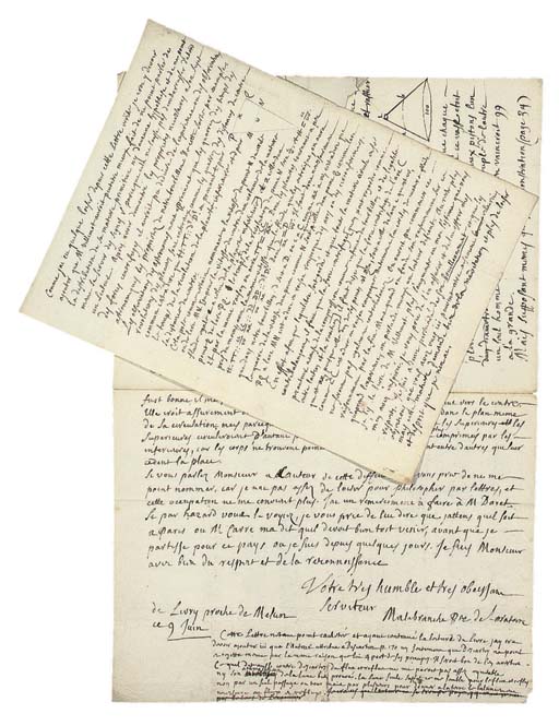 LEIBNIZ, Gottfried Wilhelm von (1646-1716). Autograph letter