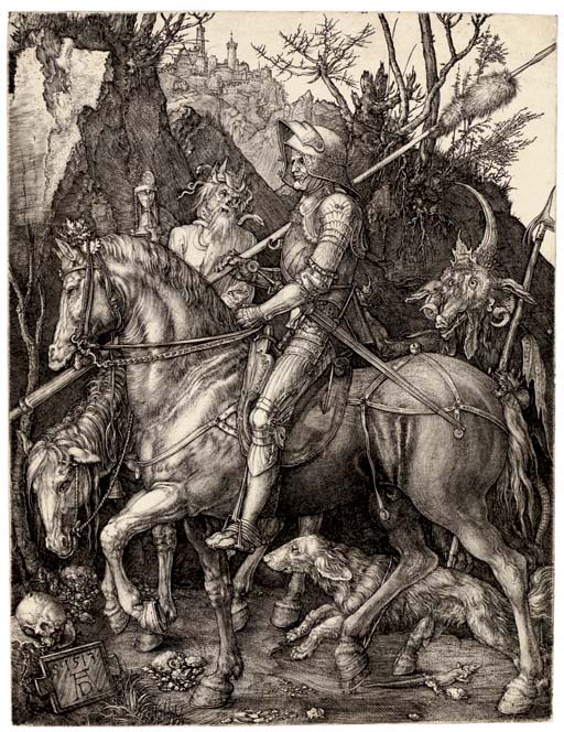 Knight, Death and Devil (B. 98; M., Holl. 74; S.M.S. 69) 
