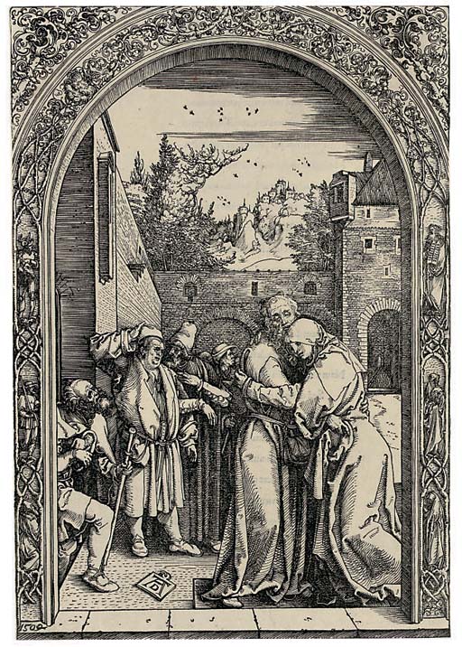 Joachim and Anna at the Golden Gate (B. 79; M., Holl. 191; S.M.S. 169)
