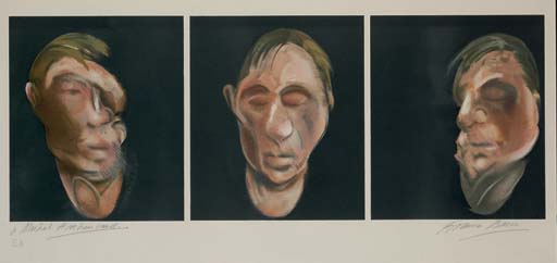 Three Studies for Self Portrait, 1983 
