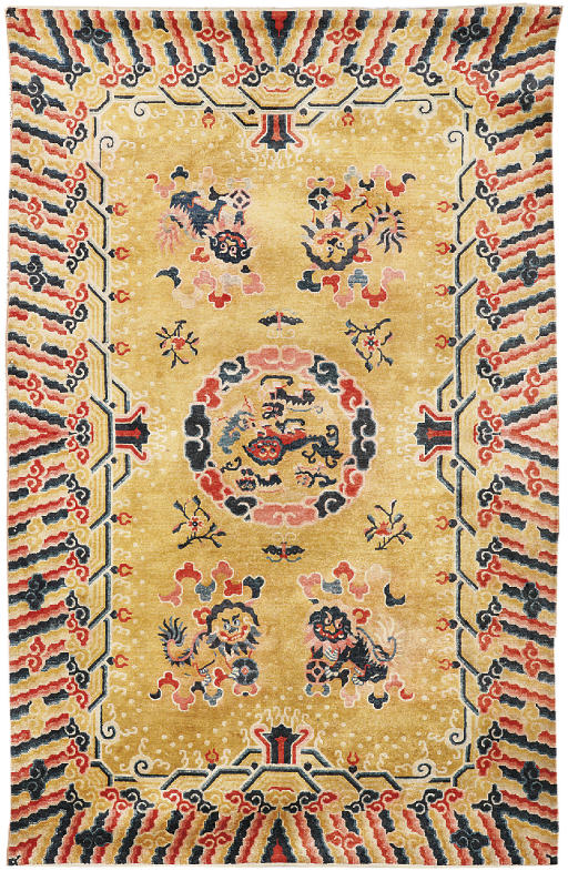 A SILK NINGXIA RUG , NORTH CHINA, CIRCA 1890 Christie's