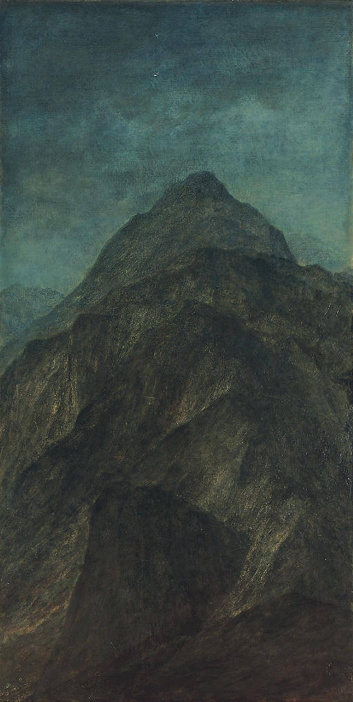George Frederic Watts, O.M., R.A. (1817-1904), Ararat, 1890. 56&frac12; x 28&frac12;  in (143.5 x 72.5  cm). Oil on canvas. Sold for &pound;42,500 on 15 November 2007 at Christie&rsquo;s in London