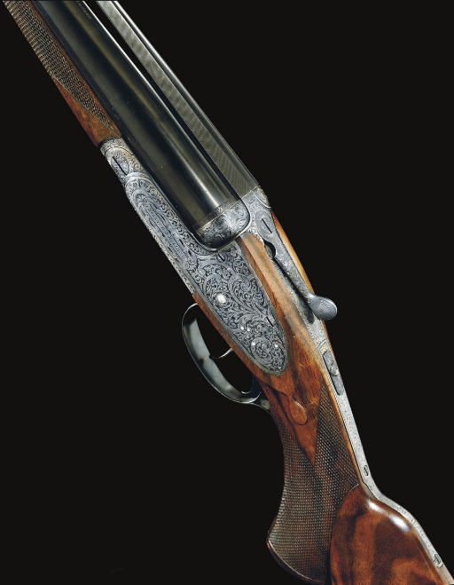 A Fine 500 450 Nitro Express Double Barrelled Sidelock Non Ejector Rifle By Holland Holland No 17988